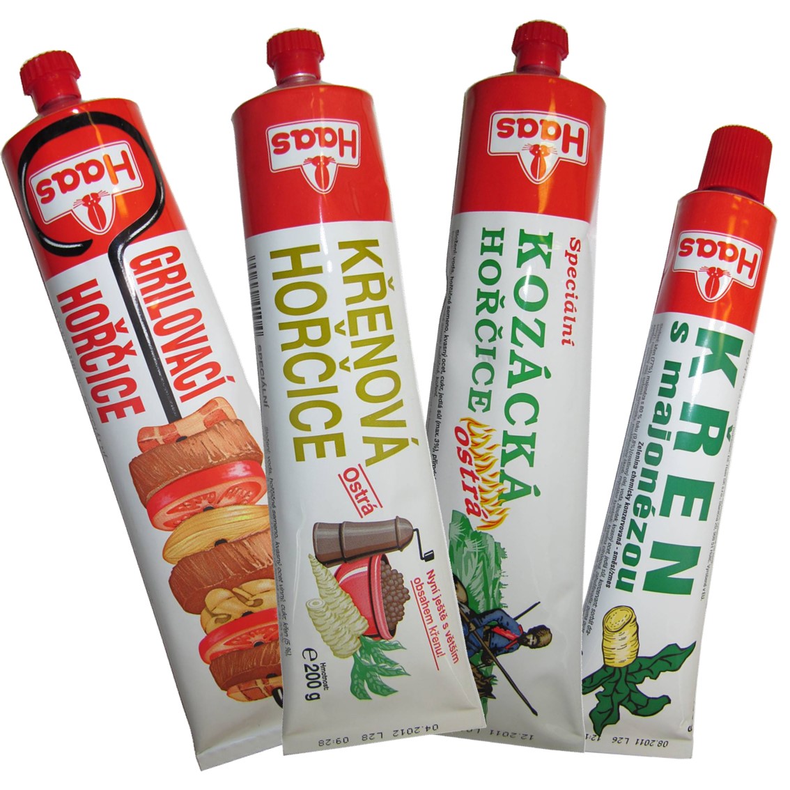 HAAS Speciální kozácká hořčice ostrá, v tubě 200 g