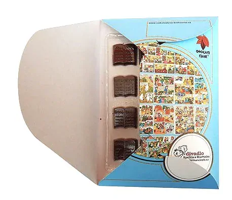 Čokoládová kníhovna 60g- Dobrodružství  s HURVÍNKEM