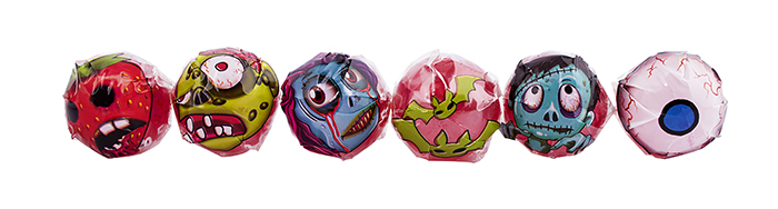 Lízátko MONSTER LOLLY 10 g - balení 150 ks - BARVÍCÍ