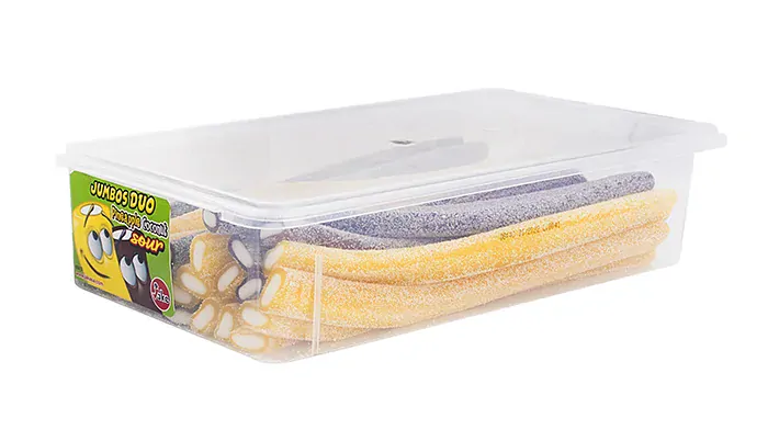 Želé pendrek plněný JUMBO 50 g DUO - ICE CREAM (balení 30 ks)