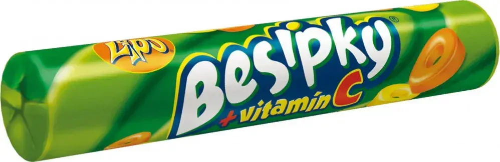 Lipo BESIPKY 28.5 g komprimátové bonbóny s ovocnými příchutěmi - balení 40 ks