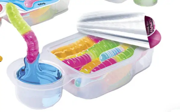 Želé červíci s kyselým gelem DIPPER WORMS 60 g