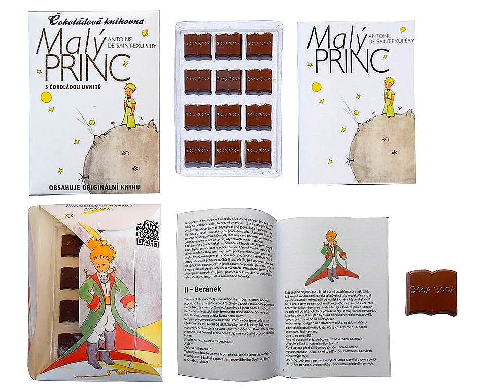 Čokoládová knihovna  MALÝ PRINC 