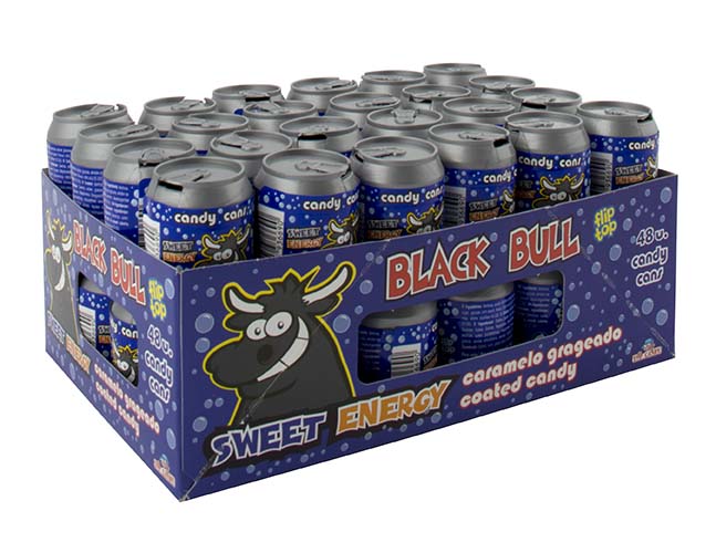 MINI plechovka s bonbony BLACK BULL 10 g - ovocný drops - 1 ks