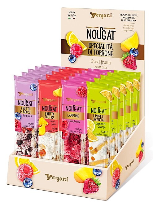 Italský nugát 100 g EXOTICKÉ OVOCE & MANDLE