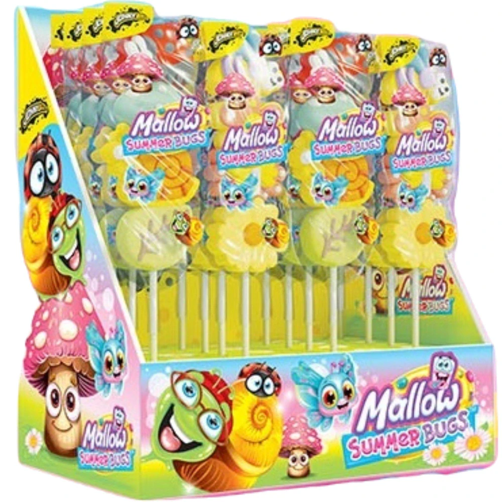 Lízátko marshmallow 50 g - Mallow Summer Bugs