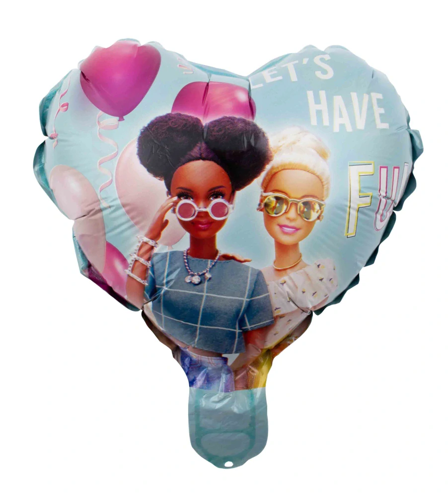 Práskací prášek & 2x nafukovací balónek BARBIE 8 g - PARTY BALLOON POPPING CANDY