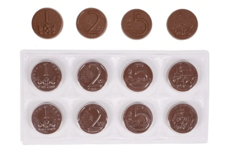 Bankovka 60 g (obálka) mléčná čokoláda - 1.000.000 - Václav Havel