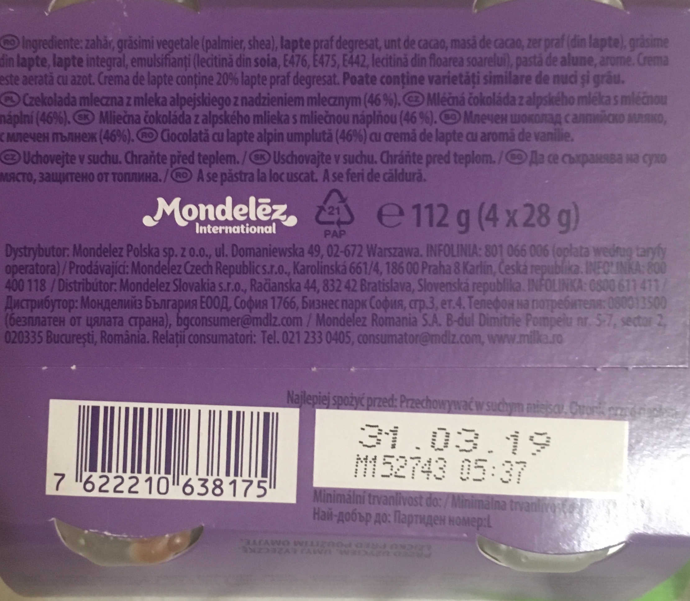 Milka Snow Balls 4 ks čokoládové vajíčko ORIGINAL - s lžičkou