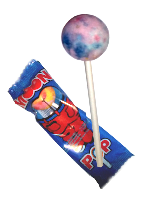 Lízátko 16 g MOON POP mění barvu (balení 50 ks)