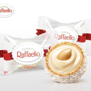 Bonboniérta RAFFAELLO 300 g GIFT BOX mašle