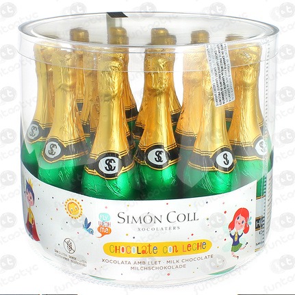 Čokoládové šampaňské dóza 20 ks x 40 g malé