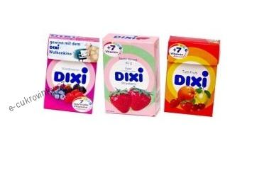 Hroznový cukr DIXI 45 g mix příchutí - s vitamíny a kalciem (1 ks)