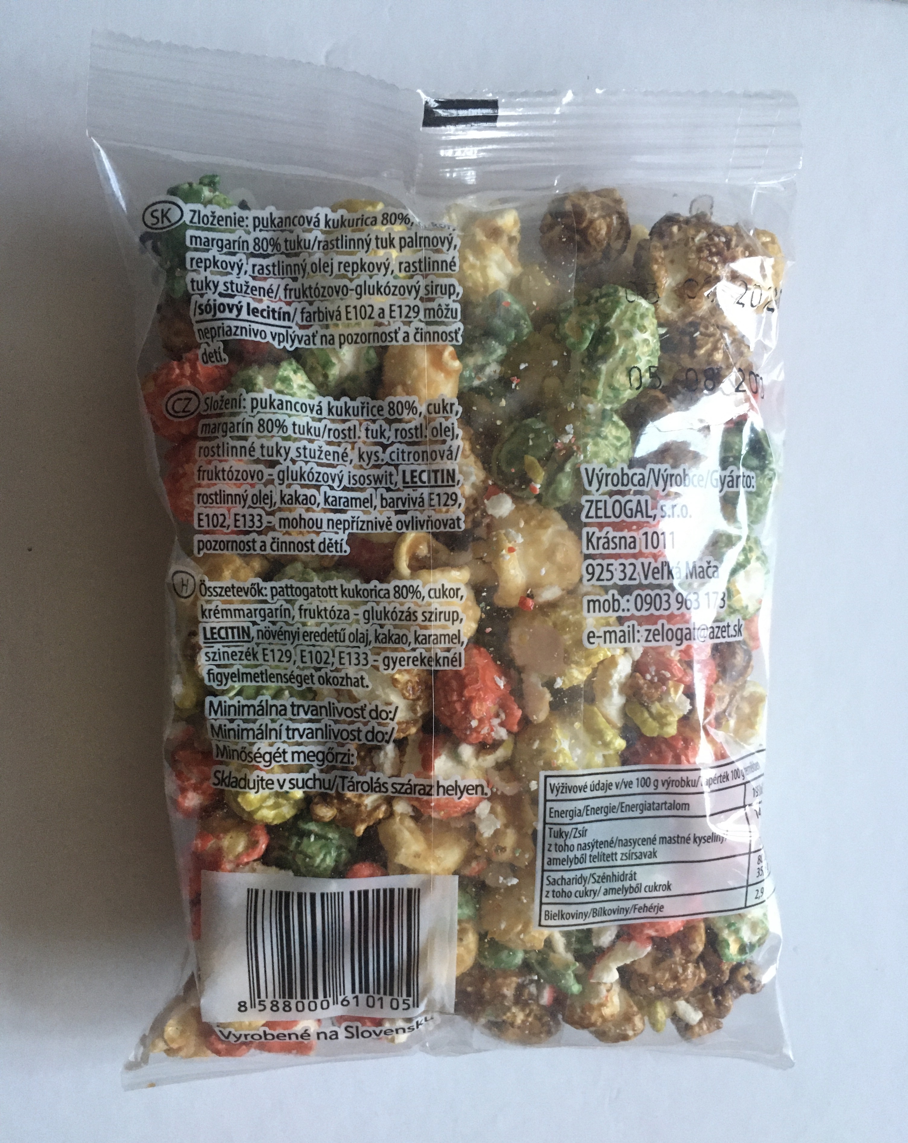 Popcorn MEDVÍDEK 120 g - SLADKÝ / CREAM