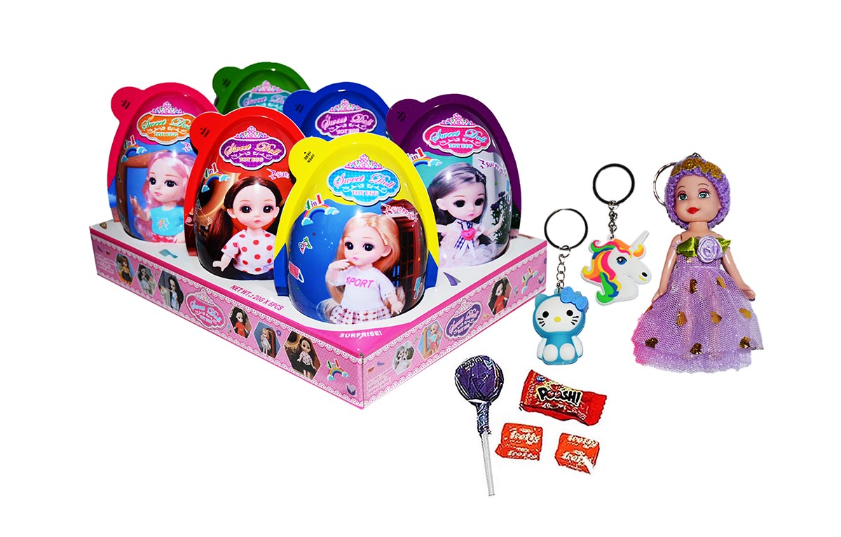 Plastové vajíčko 13 cm SWEET DOLL 20g