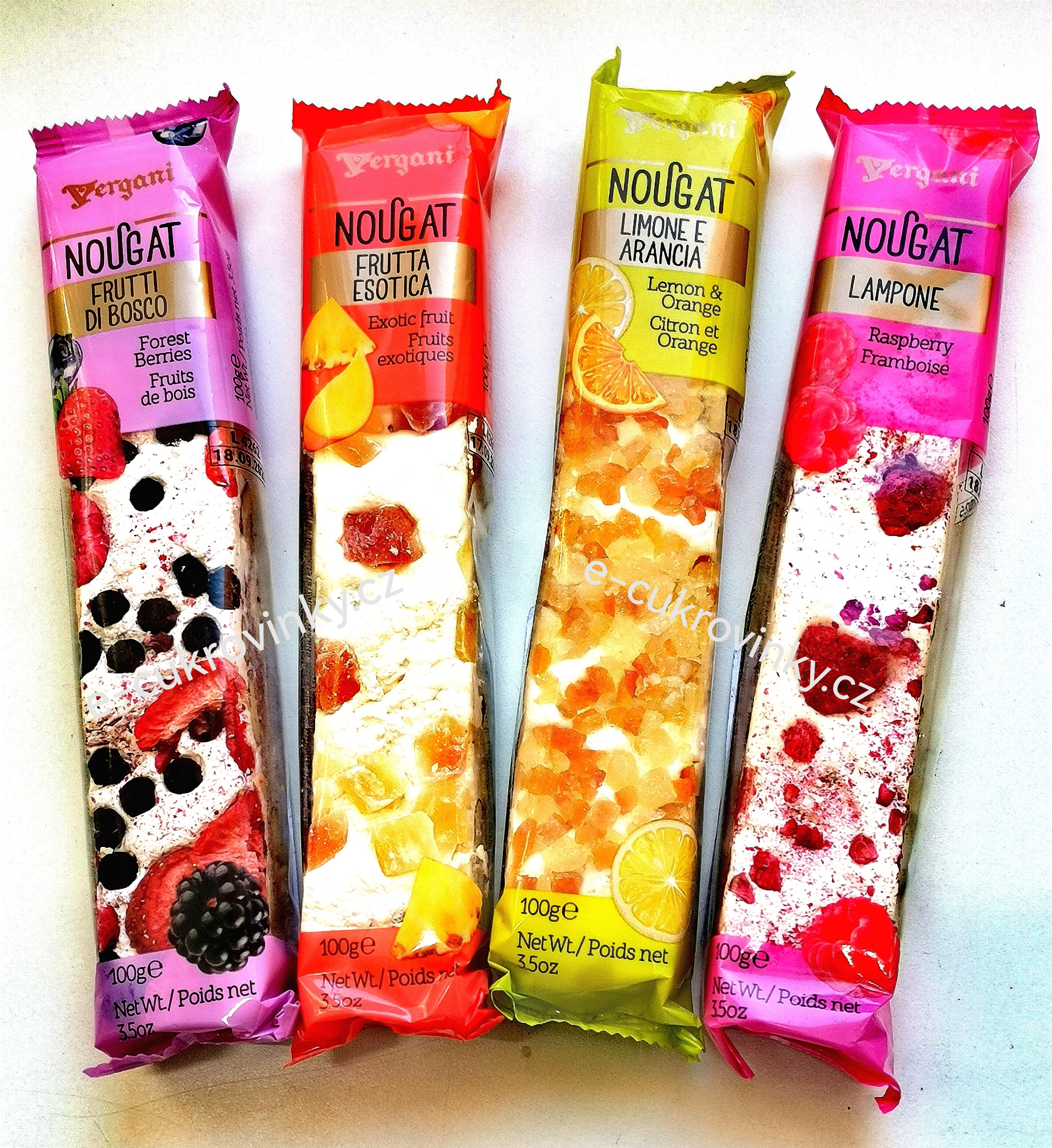 Italský nugát 100 g CITRON, POMERANČ & MANDLE