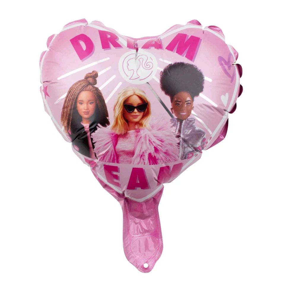 Práskací prášek & 2x nafukovací balónek BARBIE 8 g - PARTY BALLOON POPPING CANDY