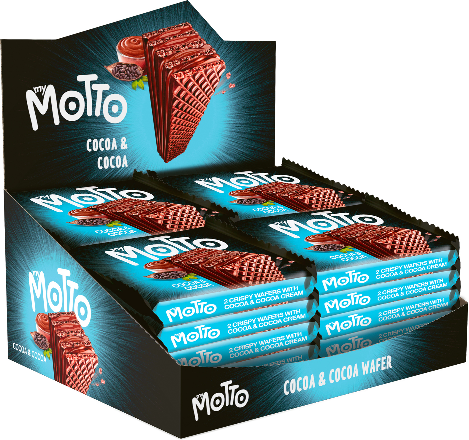 MY MOTTO sušenka s náplní KAKAO 34g