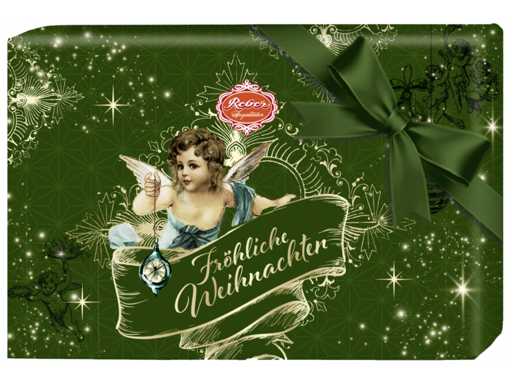 Luxusní dárková kazeta MOZART REBER QUADRAT 525 g - luxusní dárková kazeta - ZIMNÍ DÁRKOVÁ EDICE
