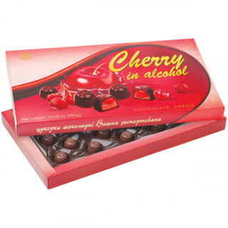 CHERRY IN LIQUER 285 g - Velká bonboniéra višně s alkoholem