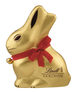 Lindt ZLATÝ ZAJÍČEK 50 g - čokoládová dutá figurka - mléčný - VÝPRODEJ !!! poslední 1 ks