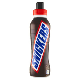 Mléčný nápoj SNICKERS 350ml  s příchutí karamelu, čokolády a arašídů