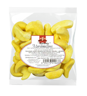 Želé MARSHMALLOW - sáček 200 g BANÁNKY