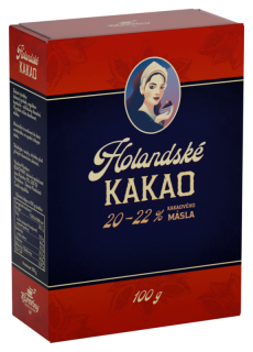 Kakao v prášku HOLANDSKÉ 100 g v krabičce
