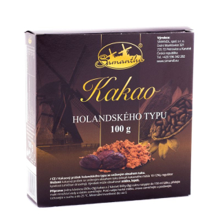 Kakao Samantha 100 g - v prášku HOLANDSKÉHO TYPU v krabičce