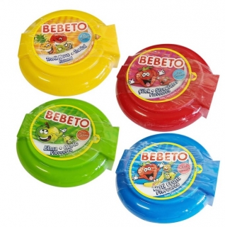 Žvýkačka 40 g BEBETO Big Roll - tutti, tropic, jablko, jahoda - 1 kus