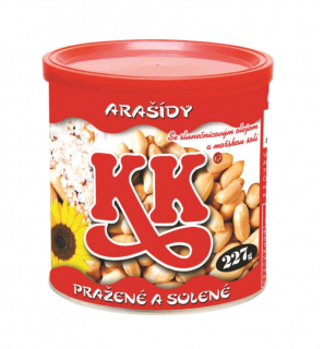 Arašídy KK 227 g pražené s mořskou solí 