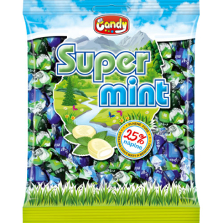 Super mint plněné bonbóny CANDY 300 g
