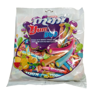 MINI YUM ovocné karamely tyčky DUO 700g - plněné FRUIT MIX