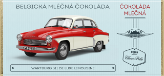 Čokoláda RETRO 100g WARTBURG mléčná