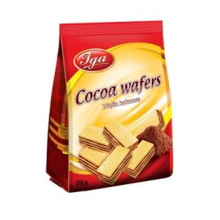 Oplatky IGA 200 g v sáčku - KAKAOVÉ