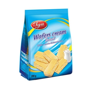 Oplatky IGA 200 g v sáčku - SMETANOVÉ