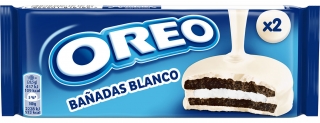 Sušenky OREO 41 g v bílé polevě