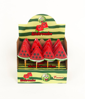 Lízátko FENOMEN WATERMELON - MELOUN 36 g - ovocné lízátko (balení 24 ks)