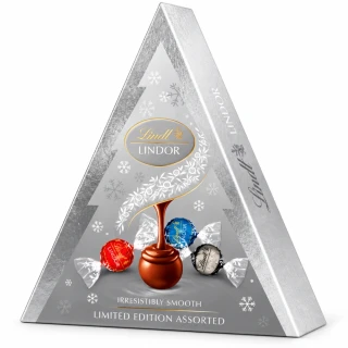 Pralinky LINDOR 125 g STROMEK Assorted STŘÍBRNÁ
