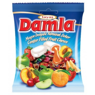 DAMLA ovocné karamely 90g ovocný mix