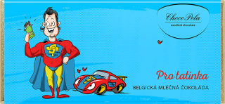 Belgická mléčná čokoláda 100 g PRO TATÍNKA