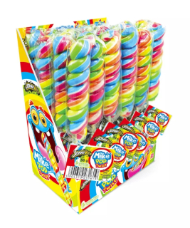 Lízátko 50g MIKE Pop dlouhé kroucené lízátko 1 kus