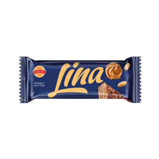 Oplatka LINA hořko-mléčná PEANUT BUTTER 50 g