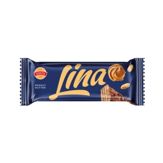 Oplatka LINA hořko-mléčná PEANUT BUTTER 50 g