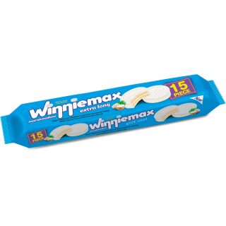 Sušenky s marshmallow WINNIEMAX 275 g - BÍLÁ & KOKOS 