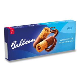 Rolované oplatkové trubičky BAHLSEN 100 g polomáčené