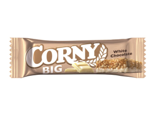 Müsli tyčinka CORNY BIG 40 g - BÍLÁ ČOKOLÁDA