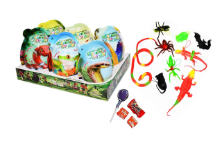 4v1 XXL vajíčko GREEN WORLD + cukrovinky 21 g
