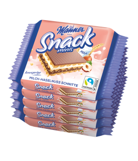 Oplatky Manner Snack minis 5x 25 g lískooříškové