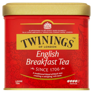 Sypaný čaj Twinings - English Breakfast Tea 100 g - kovová dózička
